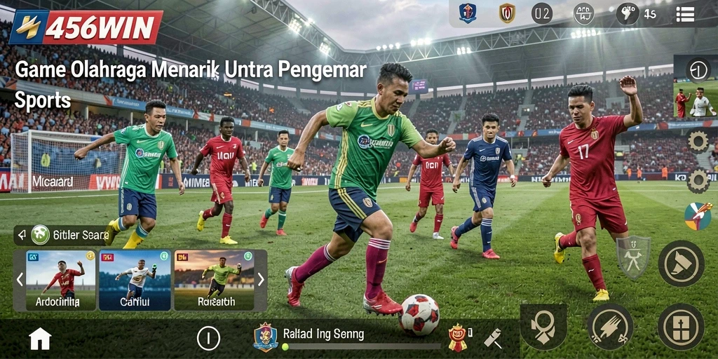 Tangkapan layar gameplay 456WIN yang menampilkan aksi olahraga seru.