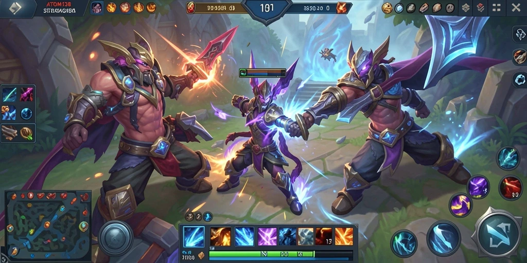 Gameplay seru dan penuh strategi dalam ATOM138.