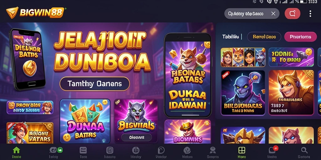 Tampilan gameplay Open World yang memukau di BIGWIN88.