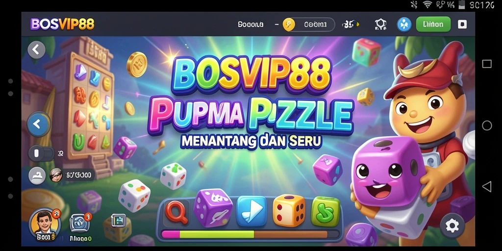 Tampilan gameplay seru dan penuh warna di BOSVIP88.