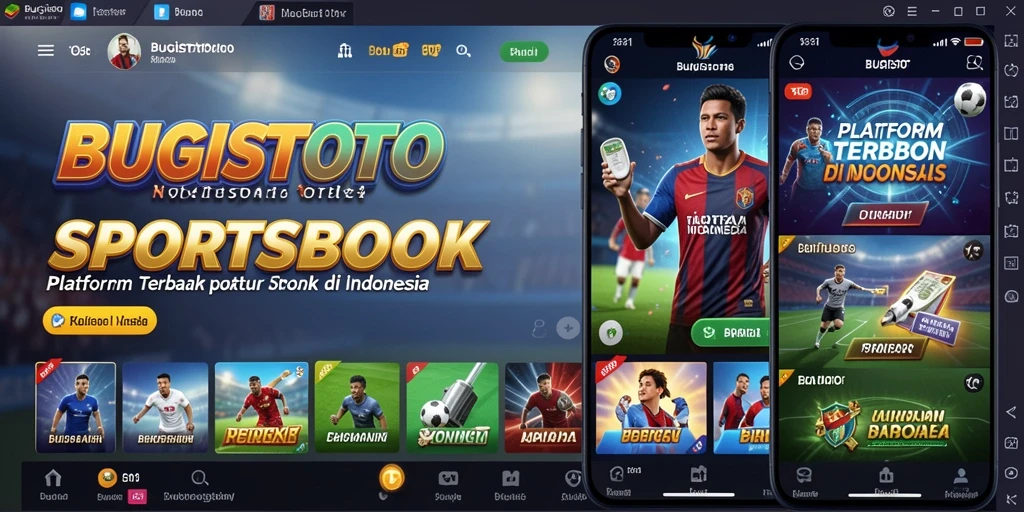 Tampilan gameplay sportsbook di aplikasi BUGISTOTO yang menarik.