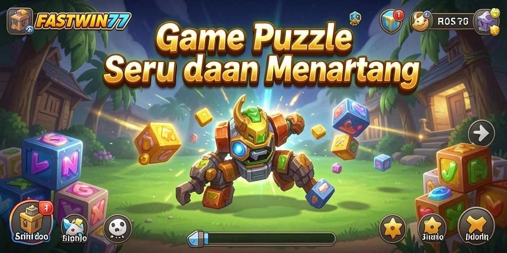 Tampilan gameplay FASTWIN77 dengan teka-teki yang seru dan menantang.