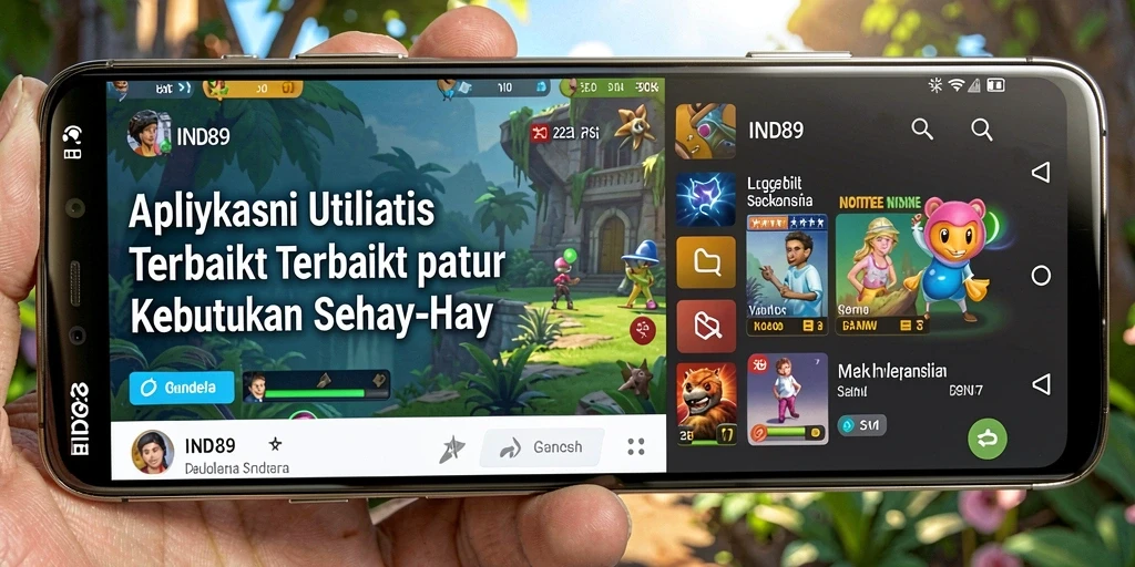 Tampilan antarmuka utama IND89 yang intuitif dan fungsional.