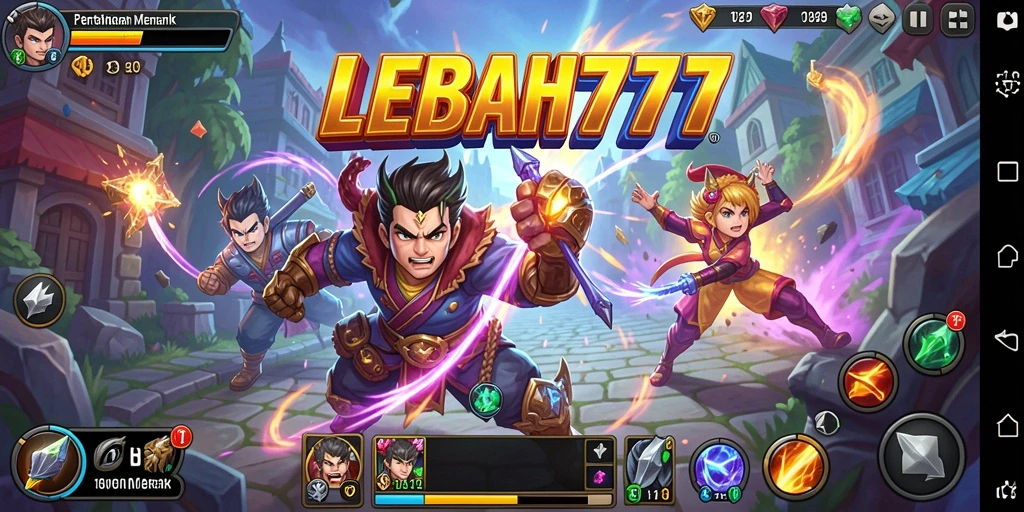 Tampilan gameplay menarik dalam LEBAH777 dengan aksi seru Tower Defense.