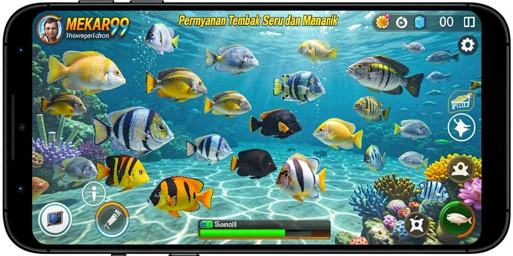 Gameplay seru menembak ikan di MEKAR99 yang memikat.