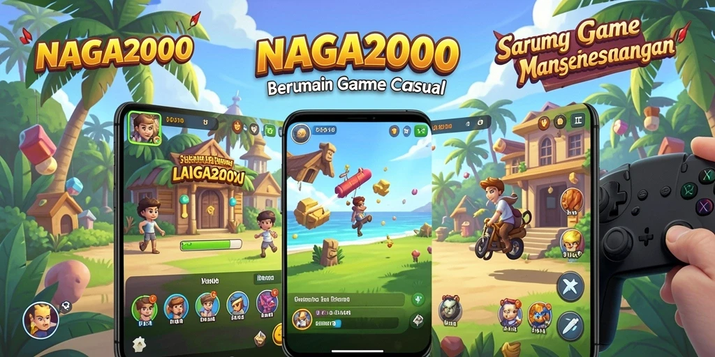 Tampilan gameplay NAGA2000 yang mengasyikkan dan penuh warna.