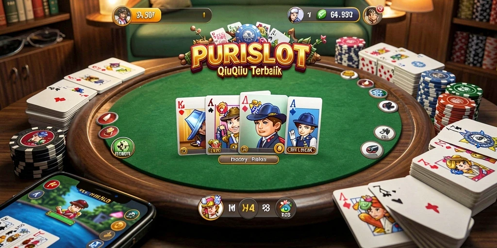 Tampilan gameplay QiuQiu yang menarik dan interaktif di PURISLOT.