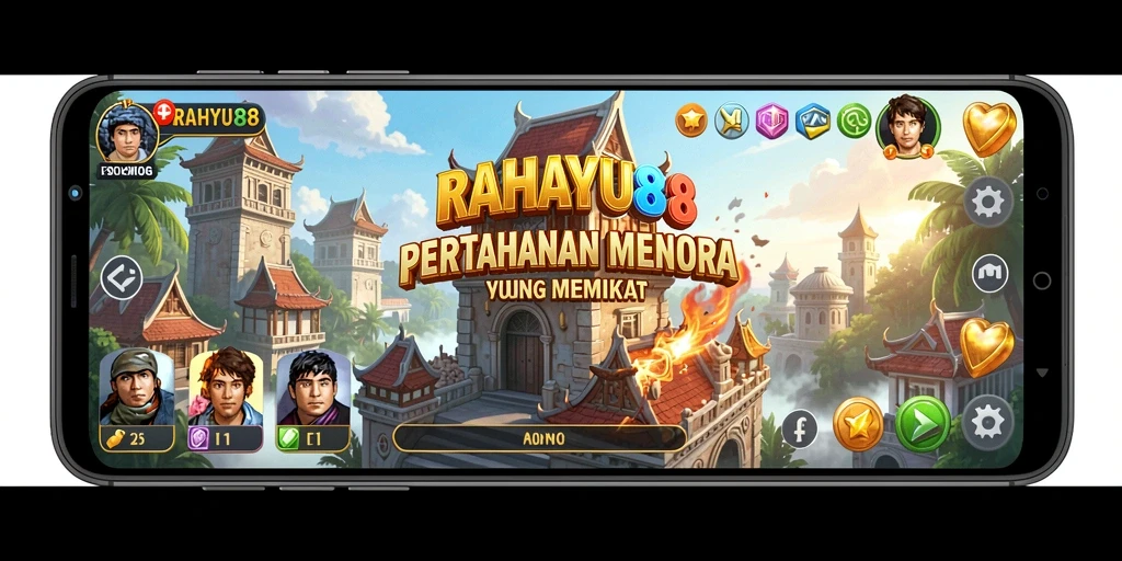 Gameplay menara pertahanan yang menarik dan menantang di RAHAYU88.