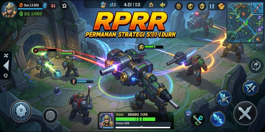 Tampilan penuh aksi dari gameplay RPRR yang menampilkan strategi taktis.