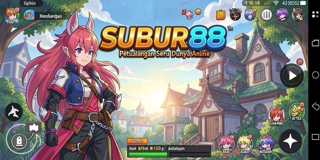 Tangkapan layar SUBUR88 menampilkan aksi seru dalam dunia Anime.