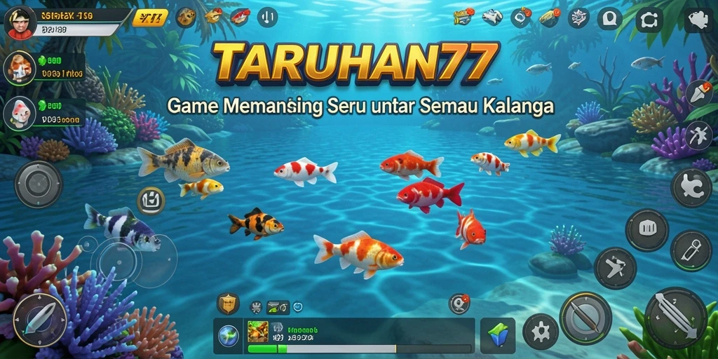 Tangkapan ikan besar dalam gameplay TARUHAN77 yang penuh warna.
