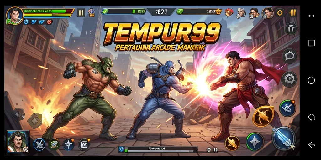 Screenshot gameplay TEMPUR99 yang seru dan penuh aksi.