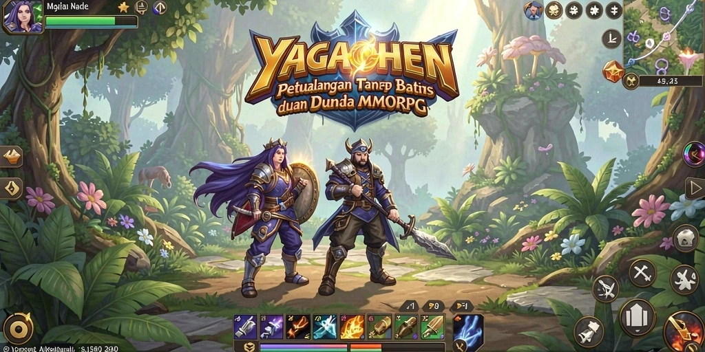 Tampilan gameplay YAGAOHEN yang memukau dan interaksi seru antar pemain.